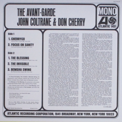 John Coltrane (Джон Колтрейн): The Avant-Garde