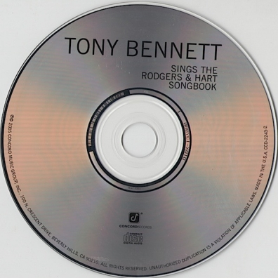 Tony Bennett (Тони Беннетт): Sings The Rodgers & Hart Songbook