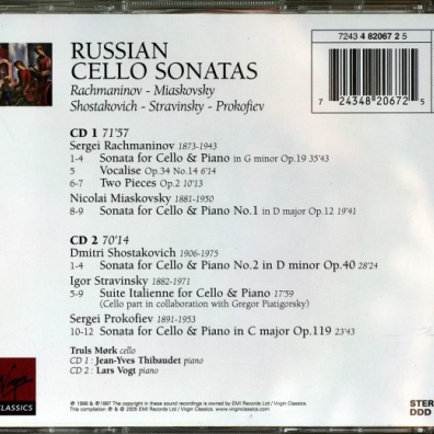 Truls Mork (Трульс Мёрк): Russian Cello Sonatas