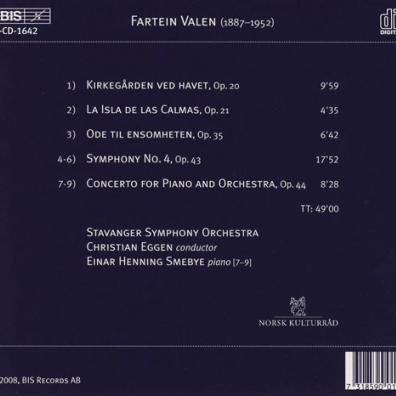 Complete Orchestra Works Vol 2: Symphony No. 2 & No. 3; An Die Hoffnung; Epithalamion; Nenia Fartein Valen (Фартейн Вален): Complete Orchestra Works Vol 2: Symphony No. 2 & No. 3; An Die Hoffnung; Epithalamion; Nenia
