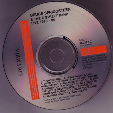 Bruce Springsteen (Брюс Спрингстин): Live/1975-85