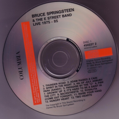 Live/1975-85 Bruce Springsteen (Брюс Спрингстин): Live/1975-85