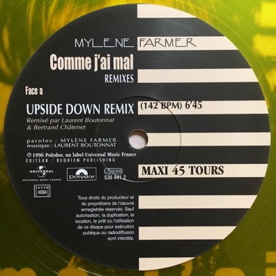 Comme J'ai Mal Mylene Farmer (Милен Фармер): Comme J'ai Mal