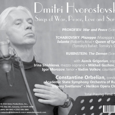 Dmitri Hvorostovsky (Дмитрий Хворостовсикий): Sings Of War, Peace, Love And Sorrow