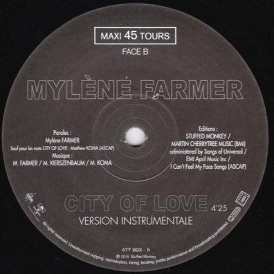 City Of Love Mylene Farmer (Милен Фармер): City Of Love