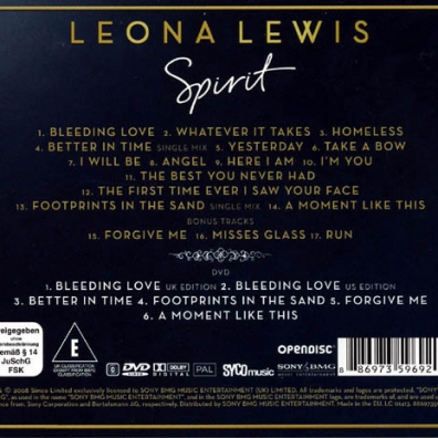 Spirit Leona Lewis (Леона Льюис): Spirit