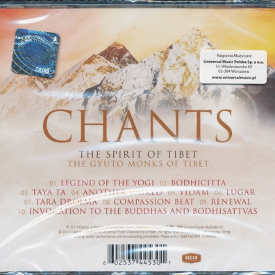 Chants: The Spirit Of Tibet The Gyoto Monks Of Tibet: Chants: The Spirit Of Tibet