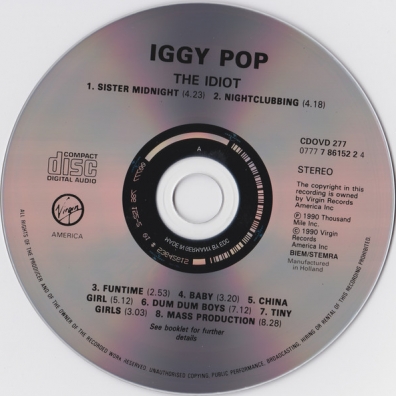 Iggy Pop (Игги Поп): The Idiot