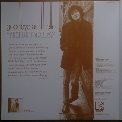 Tim Buckley (Тим Бакли): Goodbye And Hello