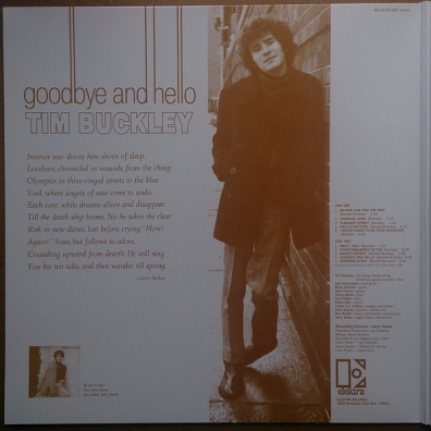 Goodbye And Hello Tim Buckley (Тим Бакли): Goodbye And Hello