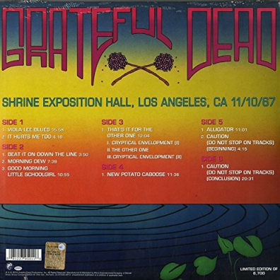 Grateful Dead (Грейтфул Дед): Shrine Exposition Hall, Los Angeles, Ca 11/10/1967