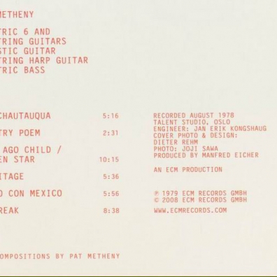 New Chautauqua Pat Metheny (Пэт Метени): New Chautauqua