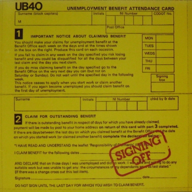 UB40 (Ю Би Фоти): Signing Off