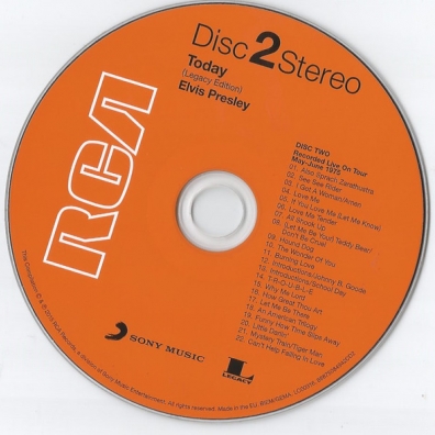 Today (Legacy Edition) 40Th Anniversary Deluxe Elvis Presley (Элвис Пресли): Today (Legacy Edition) 40Th Anniversary Deluxe