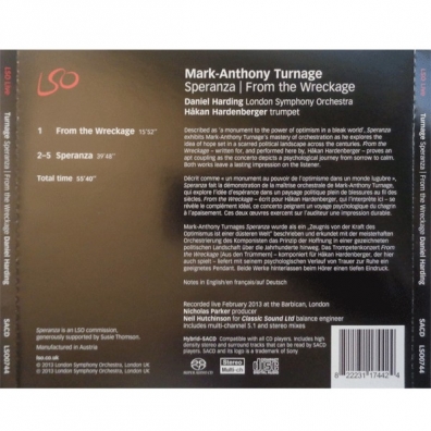 Speranza Mark-Anthony Turnage (Марк-Энтони Тернэйдж): Speranza