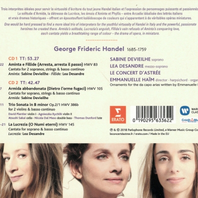 Italian Cantatas Georg Friedrich Händel (Георг Фридрих Гендель): Italian Cantatas
