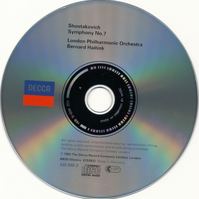 Shostakovich: Symphony No.7 "Leningrad" Bernard Haitink (Бернард Хайтинк): Shostakovich: Symphony No.7 "Leningrad"