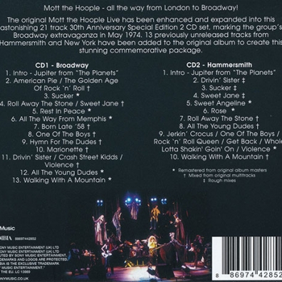 Mott The Hoople (Мотт Зе Хупл): Live: 30Th Anniversary Edition