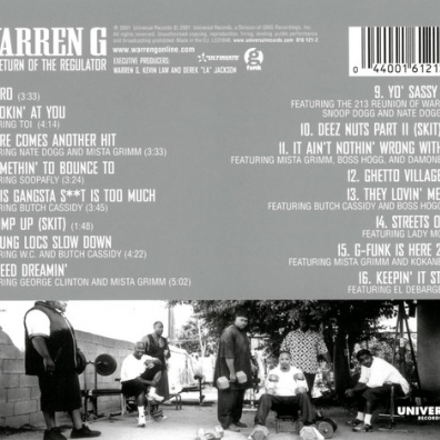 Return Of The Regulator Warren G (Уоррен Джи): Return Of The Regulator