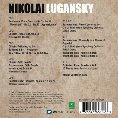 Nikolai Lugansky (Николай Луганский): Chopin, Rachmaninov, Beethoven & Prokofiev