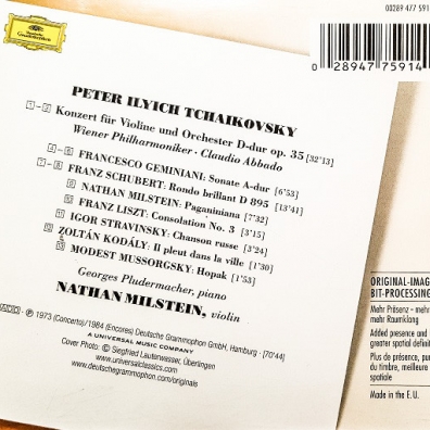 Claudio Abbado (Клаудио Аббадо): Tchaikovsky: Violin Concerto