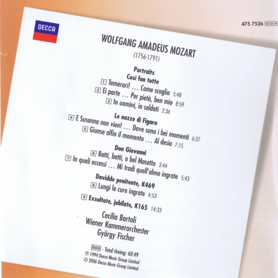 Mozart: Portraits Cecilia Bartoli (Чечилия Бартоли): Mozart: Portraits