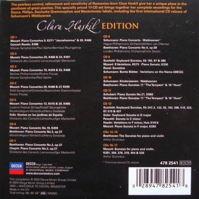 Clara Haskil Edition Clara Haskil (Клара Хаскил): Clara Haskil Edition