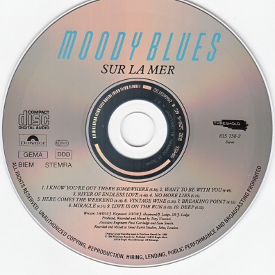 Sur La Mer The Moody Blues (Зе Муди Блюз): Sur La Mer