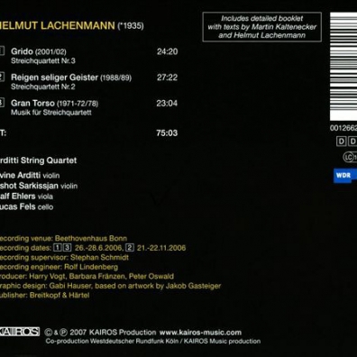 Helmut Lachenmann (Хельмут Лахенман): Lachenmann: String Quartets