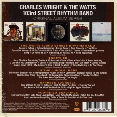 Charles Wright (Чарльз Райт): Original Album Series