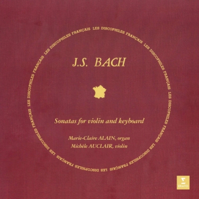 Auclair Michele (Мишель Оклер): Bach: Sonatas For Violin And Keyboard (Organ)