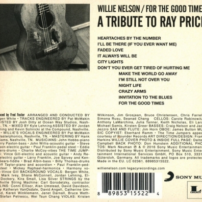 Willie Nelson (Вилли Нельсон): For The Good Times: A Tribute To Ray Price