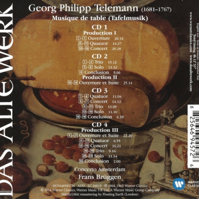 Tafelmusik Complete Frans Bruggen (Франс Брюгген): Tafelmusik Complete