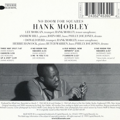 Hank Mobley (Хэнк Мобли): No Room For Squares