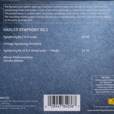 Claudio Abbado (Клаудио Аббадо): Mahler: Symphony 1 & 10 (Adagio)