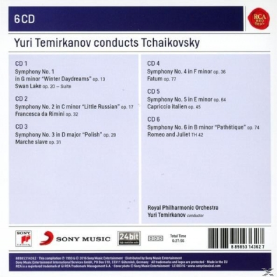 Yuri Temirkanov Conducts Tchaikovsky Юрий Темирканов: Yuri Temirkanov Conducts Tchaikovsky