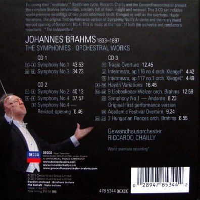 Riccardo Chailly (Рикардо Шайи): Brahms: The Symphonies