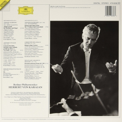 Herbert von Karajan (Герберт фон Караян): Albinoni/ Vivaldi/ Bach/ Mozart