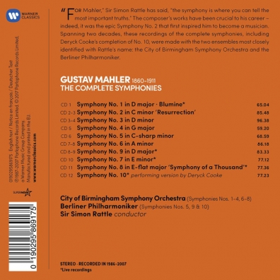 The Complete Symphonies Sir Simon Rattle (Саймон Рэттл): The Complete Symphonies