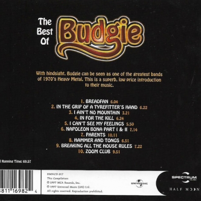 Budgie (Бадгай): The Best Of
