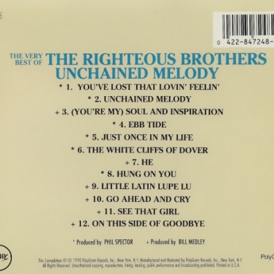 The Righteous Brothers (Зе Дуэт Билла Медли): The Very Best Of The Righteous Brothers - Unchaine
