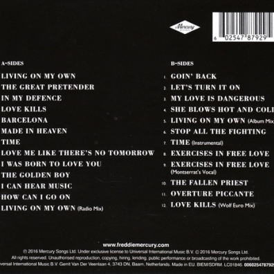 Messenger Of The Gods: The Singles Collection Freddie Mercury (Фредди Меркьюри): Messenger Of The Gods: The Singles Collection