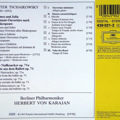 Herbert von Karajan (Герберт фон Караян): Tchaikovsky: Romeo And Juliet