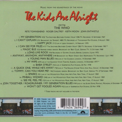 The Who: The Kids Are Alright