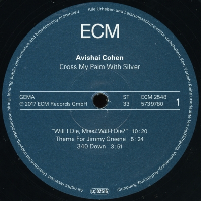 Avishai Cohen Quartet (Авишай Коэн): Cross My Palm With Silver