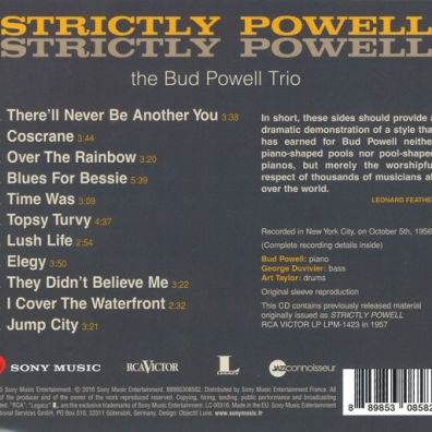 Bud Powell (Бад Пауэлл): Strictly Powell
