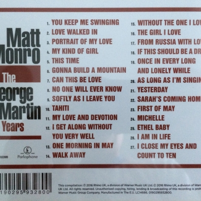 Matt Monro (Мэтт Монро): The George Martin Years