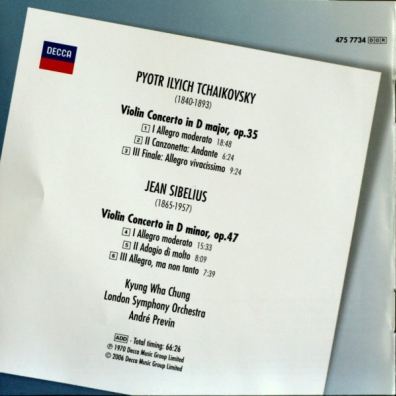Andre Previn (Андре Превин): Tchaikovsky/ Sibelius: Violin Concertos