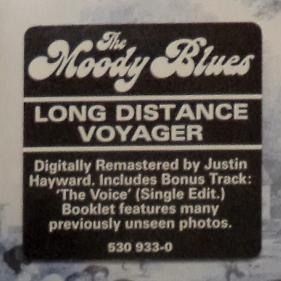 The Moody Blues (Зе Муди Блюз): Long Distance Voyager