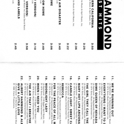 Greatest Hits Albert Hammond (Альберт Хаммонд): Greatest Hits